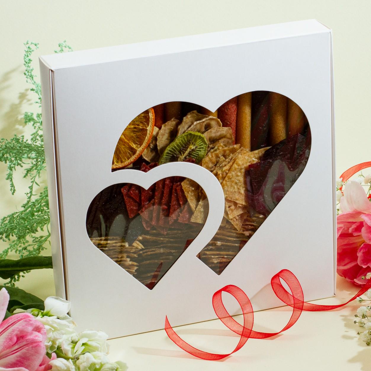 Набір пастили подарунковий Асорті серце 450 г (FS-05005/10) Набір пастили подарунковий Асорті серце 450 г (FS-05005/10)