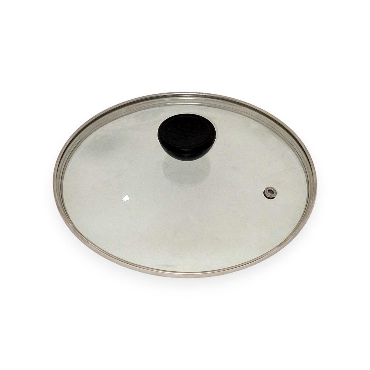 Крышка для посуды A-Plus стеклянная с пластиковой ручкой 20 см (205201-20)