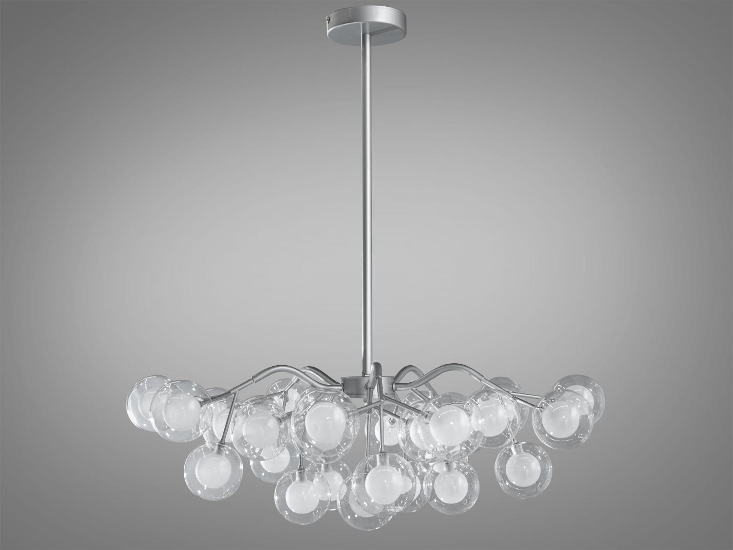 Люстра Diasha Светлячок 30 ламп Серебряный (886-30B SL)