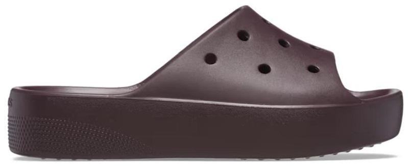 Шлепанцы женские Crocs Classic Platform Slide M8W10 р. 41 26,5 см Dark Cherry (208180) - фото 2