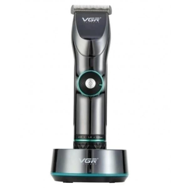 Машинка для стрижки волосся та бороди  VGR V-256 професійна з цифровим дисплеєм (00260)