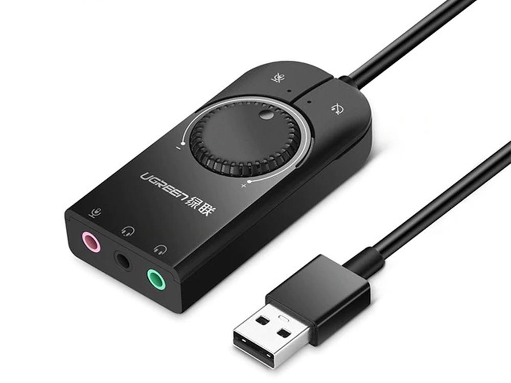 Звукова карта Ugreen USB 2,0 100 см (18028)