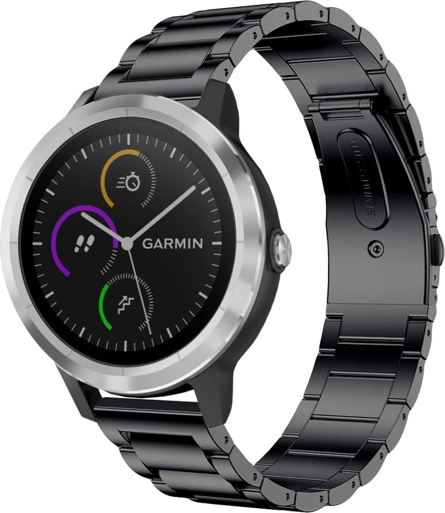 Браслет металлический Shape для Garmin Vivoactive 3 Black (25290-2B)