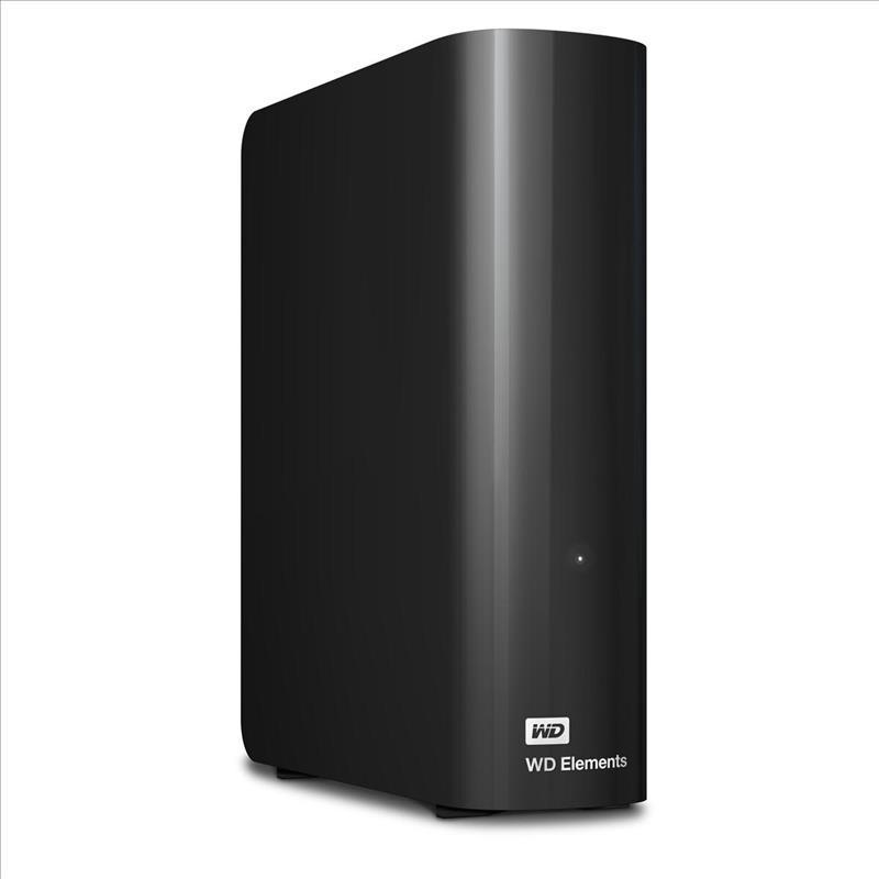 Жесткий диск внешний WD HDD 3,5" USB 4.0TB Elements Desktop Black (WDBWLG0040HBK-EESN) - фото 2 Жесткий диск внешний WD HDD 3,5" USB 4.0TB Elements Desktop Black (WDBWLG0040HBK-EESN) - фото 2