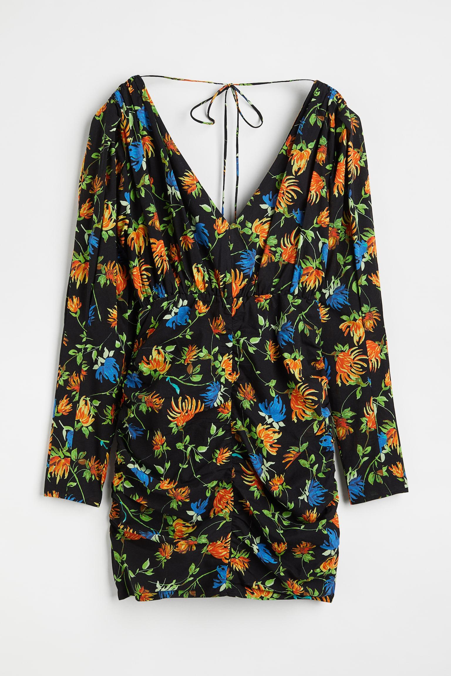 Сукня H&M S Чорно-жовтогарячий (S24061071967)