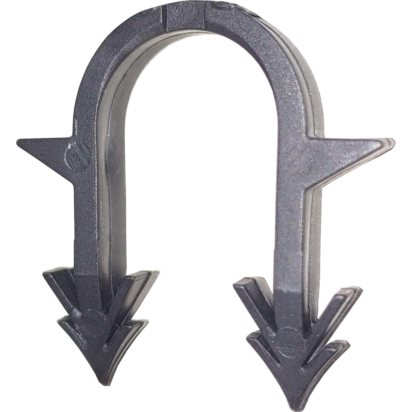 Гарпун-скоба такерна Cristal для кріплення труби теплої підлоги 40 мм 660 шт. Чорний