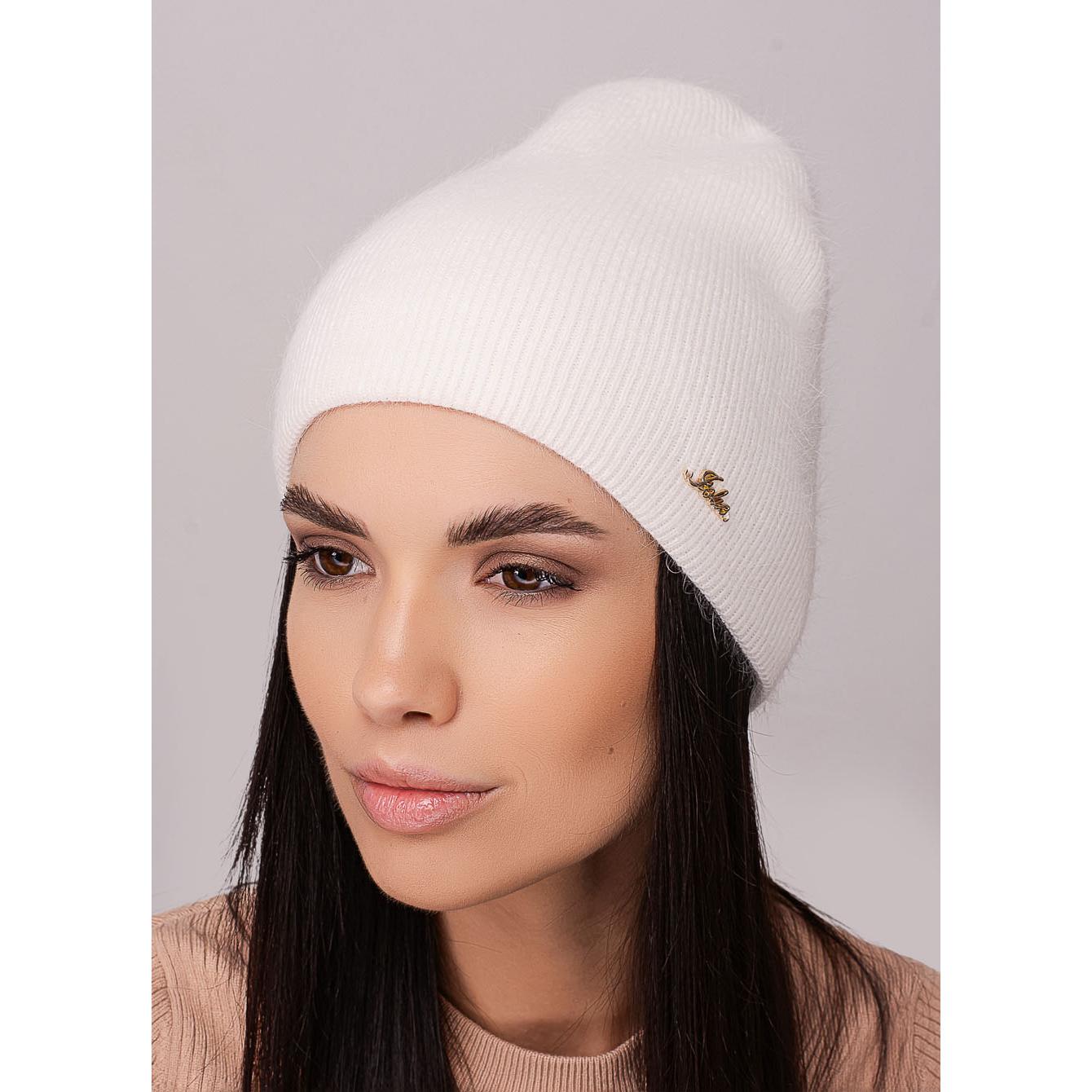 Шапка женская зимняя Leks СЕТКА ангоровая двойная без отворота one size Молочный (273038) - фото 1 Шапка женская зимняя Leks СЕТКА ангоровая двойная без отворота one size Молочный (273038) - фото 1