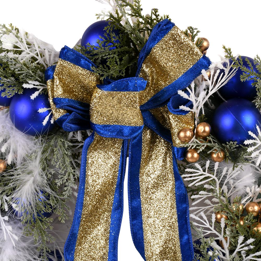 Декор рождественский Венок 40 см (R33923) - фото 3 Декор рождественский Венок 40 см (R33923) - фото 3