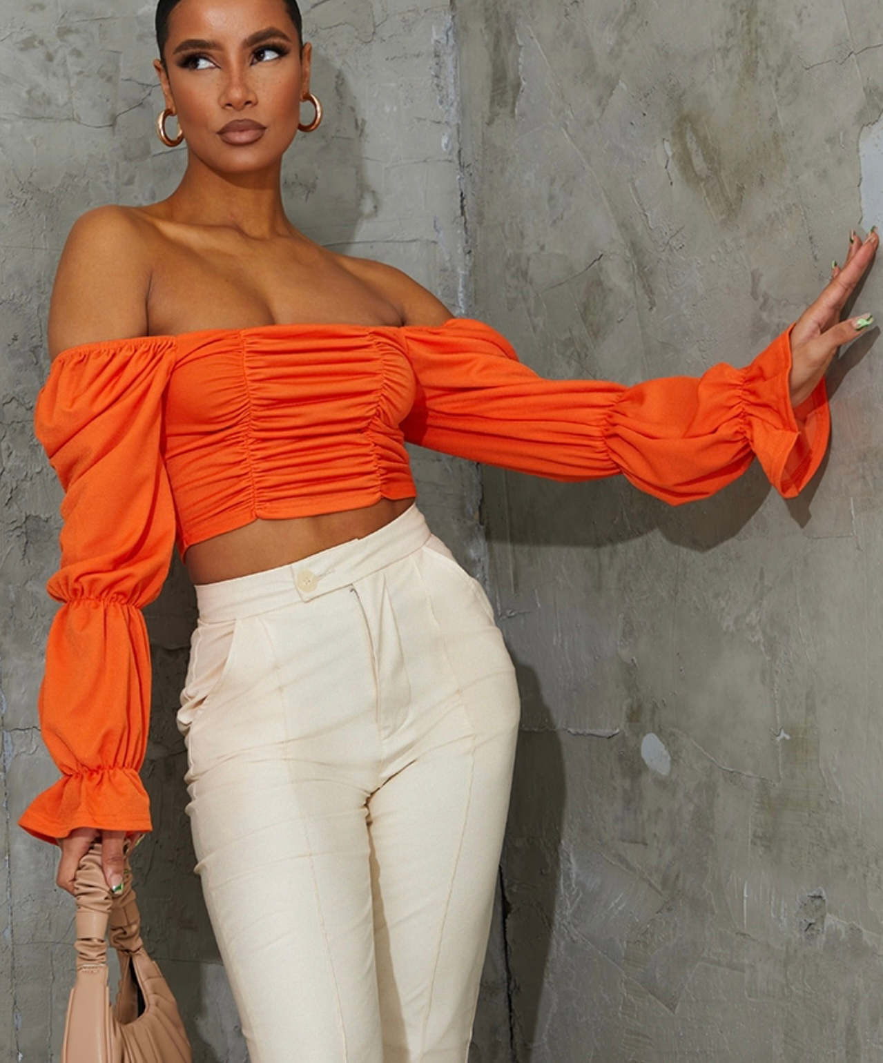 Топ женский Pretty Little Thing 255 M/L Оранжевый (225)