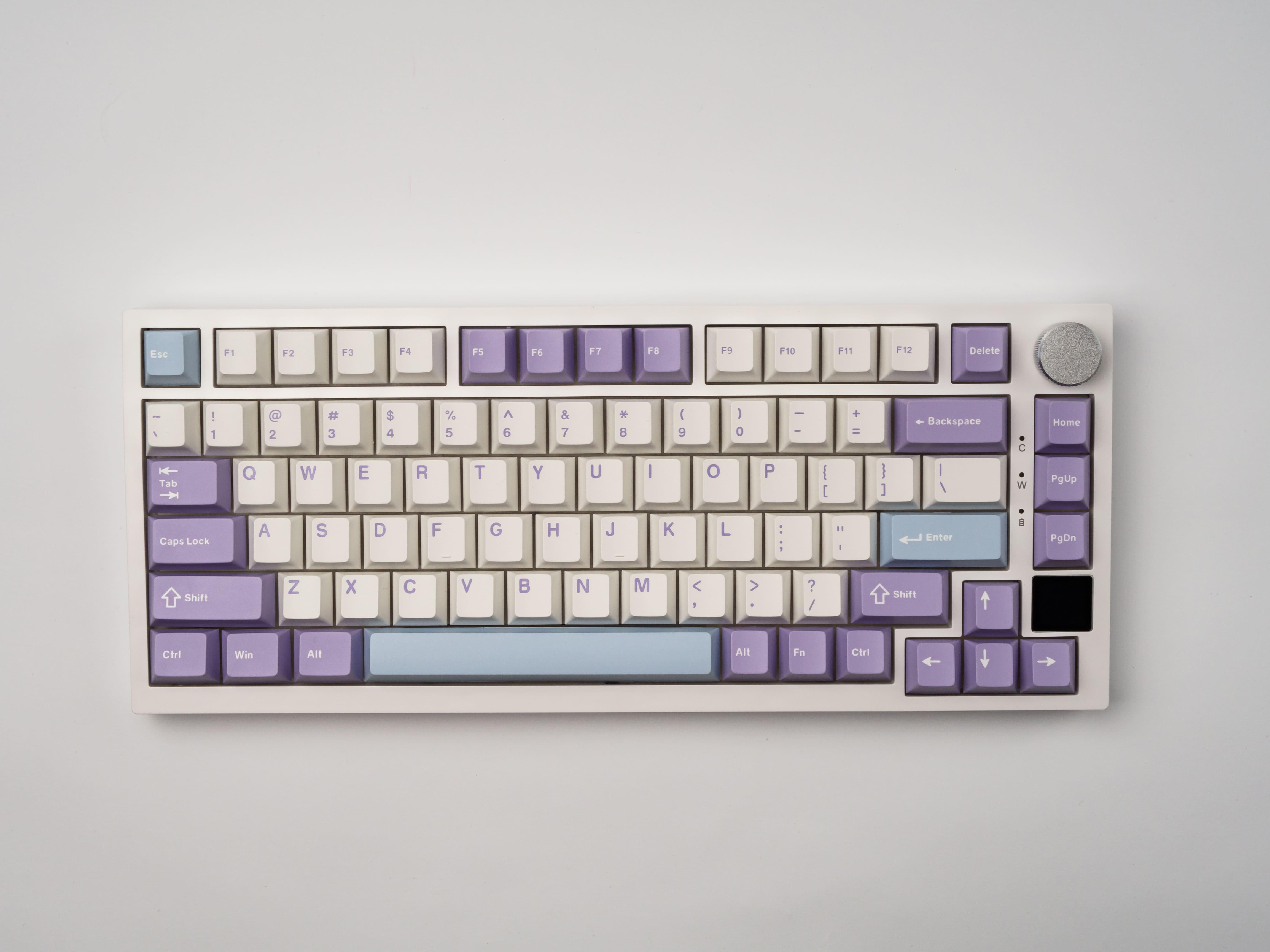 Клавиатура беспроводная AJAZZ Ak820 Pro 75% Gift switch Фиолетовый (23576309)