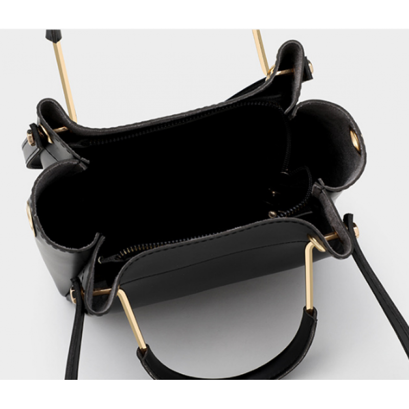 Сумка жіноча 23х22х10 см Чорний (874) - фото 4 Сумка жіноча 23х22х10 см Чорний (874) - фото 4