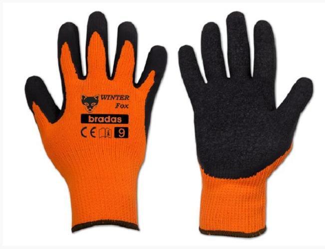 Перчатки защитные Bradas Winter Fox латекс р. 9 (28801)