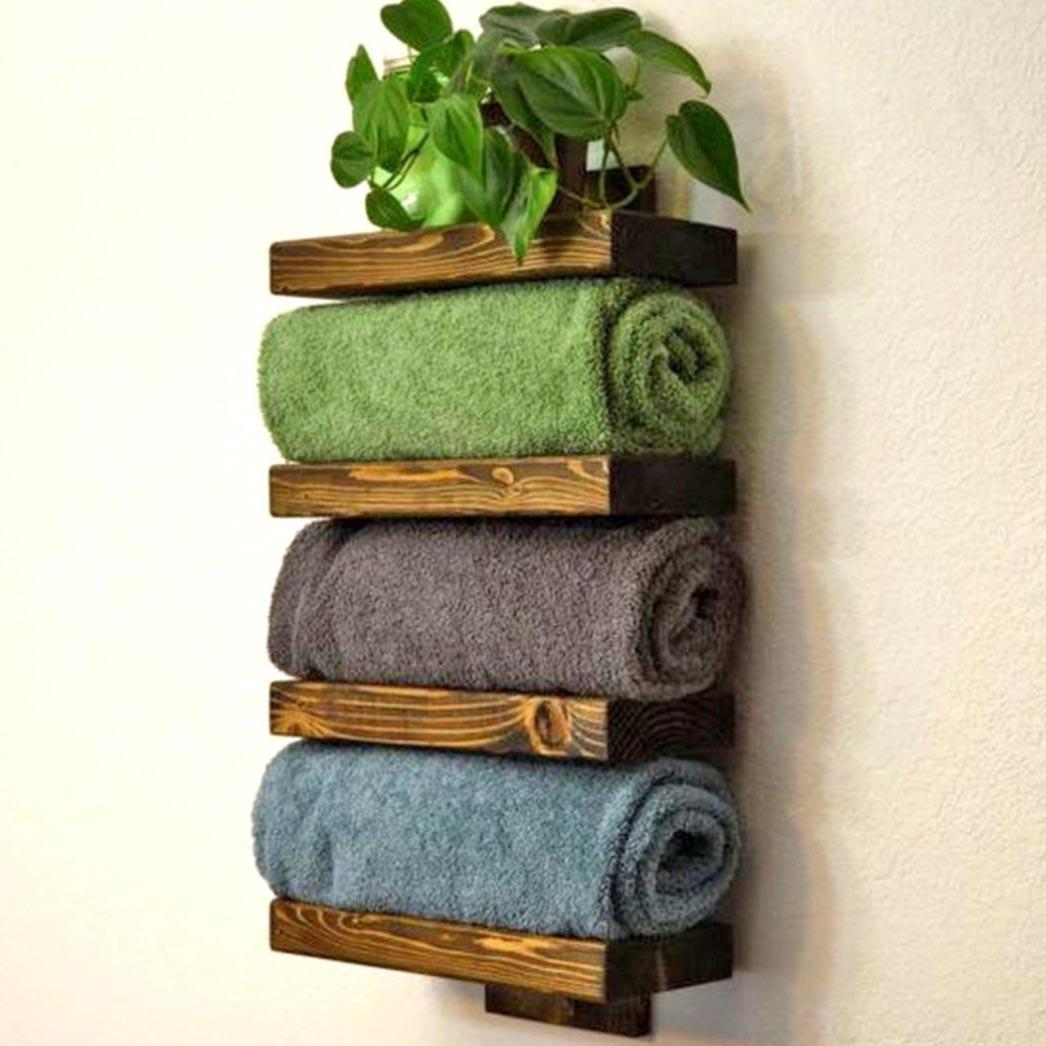 Полка для ванной из дерева Вупперталь Мускат (ВНП/001107)