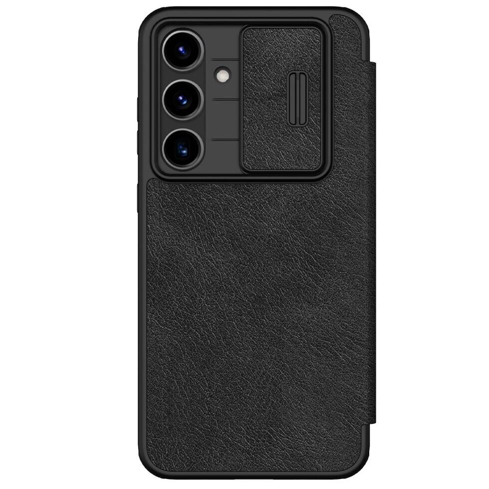 Кожаный чехол книжка Nillkin Qin Pro Leather Case для Samsung Galaxy S24 FE Black Кожаный чехол книжка Nillkin Qin Pro Leather Case для Samsung Galaxy S24 FE Black
