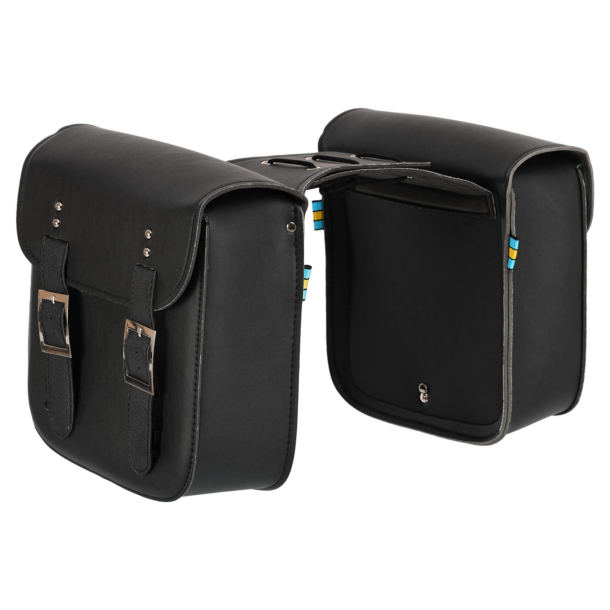 Кофри бокові SP-Sport HL613 для мотоцикла зі шкірозамінника 2 кофра Чорний Кофри бокові SP-Sport HL613 для мотоцикла зі шкірозамінника 2 кофра Чорний