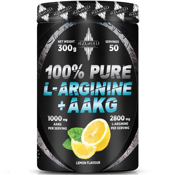 Аминокомплекс для спорта Azgard Nutrition 100% Pure L-Arginine AAKG Lemon 300 g 50 servings