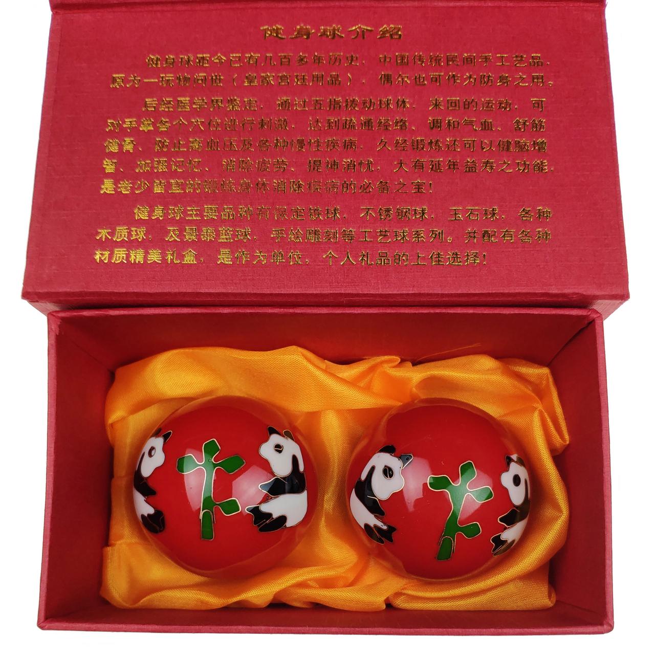 Шарики здоровья Панды Красный 45 см (С0787)