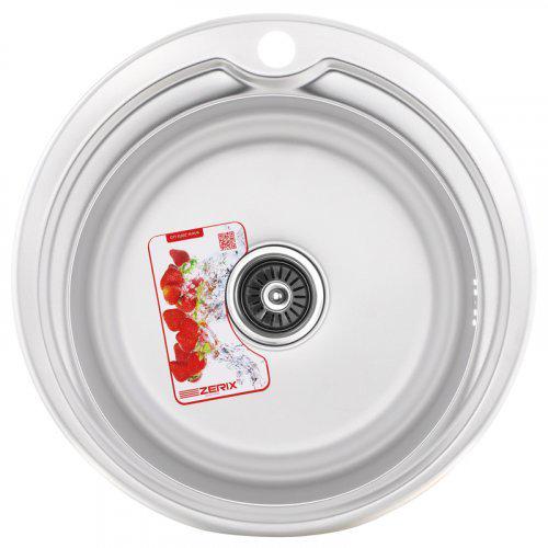 Мойка кухонная Zerix Z510-06-180P Polish (ZS0559)