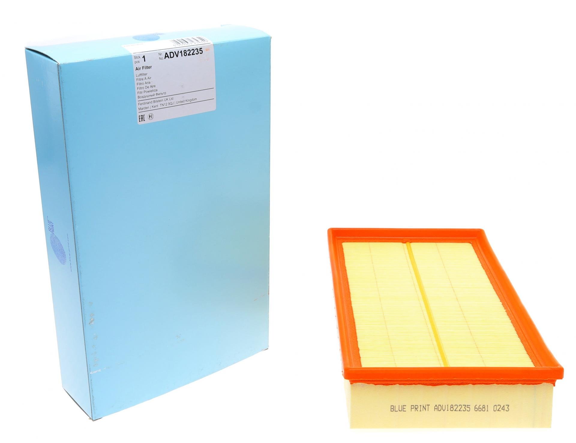 Фильтр воздушный BLUE PRINT для VW T5/T6 1,9TDI/2,0/2,0TDI/TSI/BiTDI/2,5TDI 03- (ADV182235)