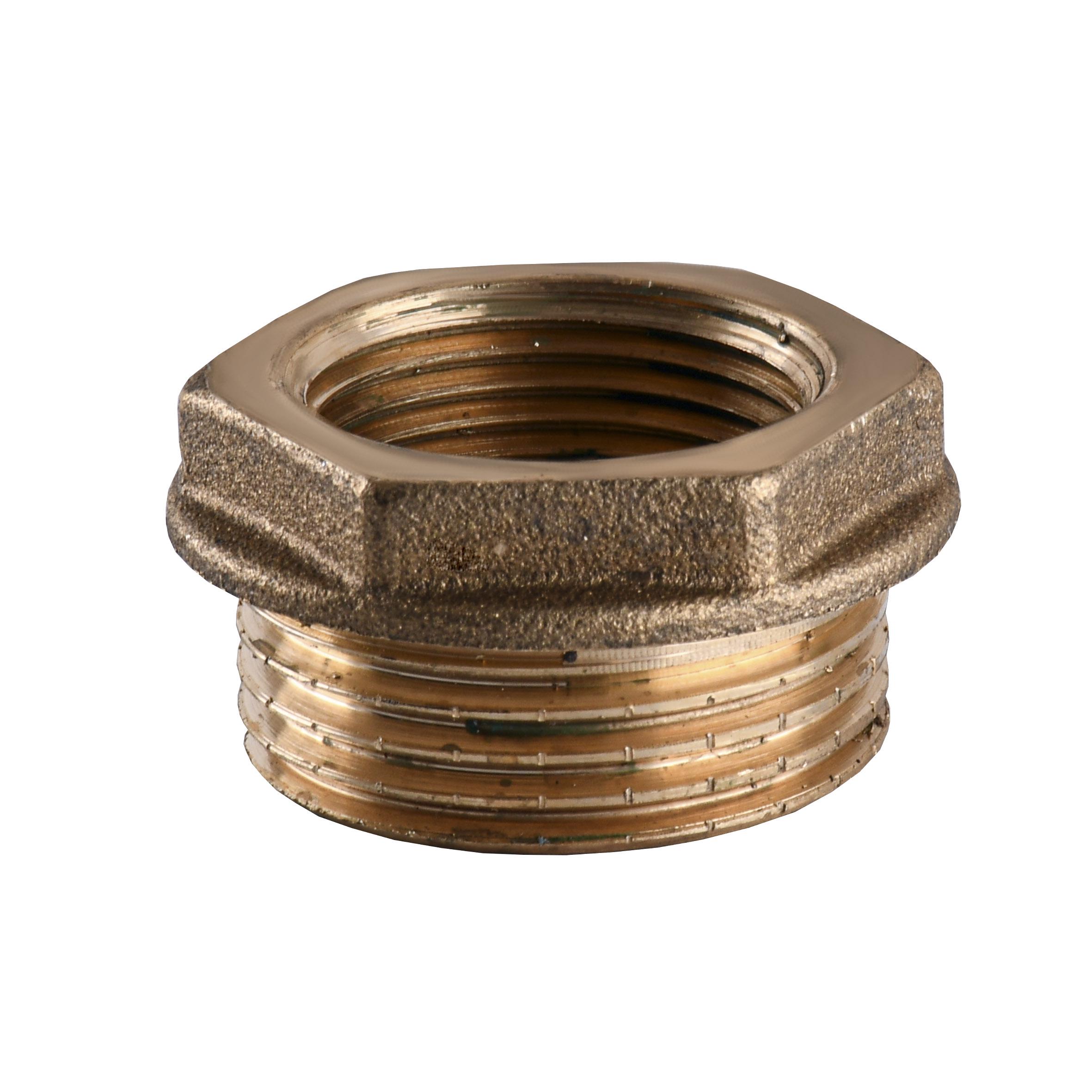 Футорка латунная VA 1″ЗРх3/4″ВР штампованная (А0705-1А)