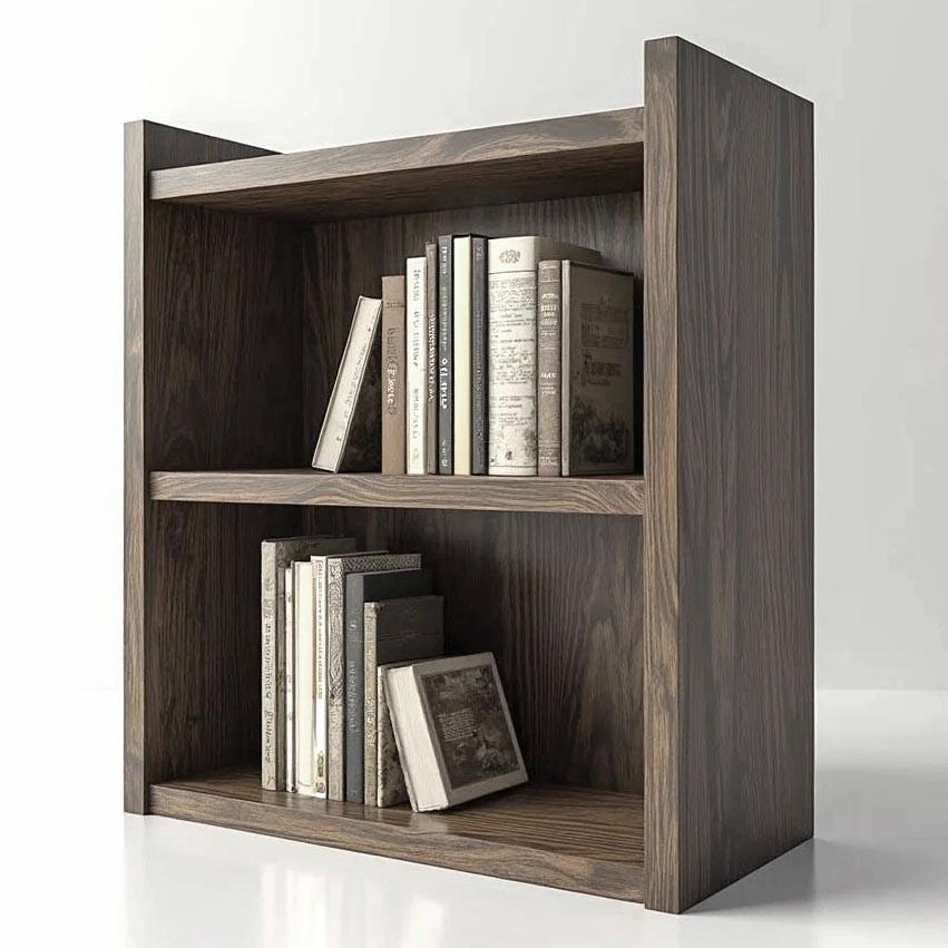 Полка книжная настольная из дерева Ринарио Палисандр (КПА-037402)