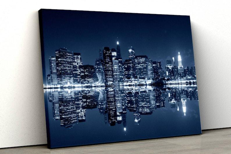 Картина на холсте KIL Art Огни Нью-Йорка 51x34 см (286)