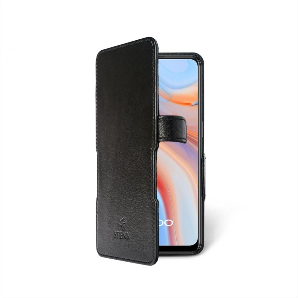 Чехол книжка Stenk Prime для OPPO Reno4 5G Черный (69014)