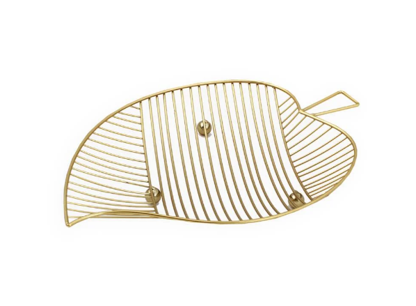 Фруктовниця Maestro MR-1038 у формі листка Золотий (2760281979)