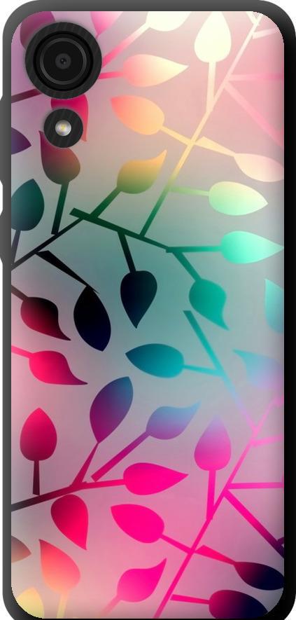 Чехол на Samsung Galaxy A03 Core A032F Листья (2235b-2539-42517)
