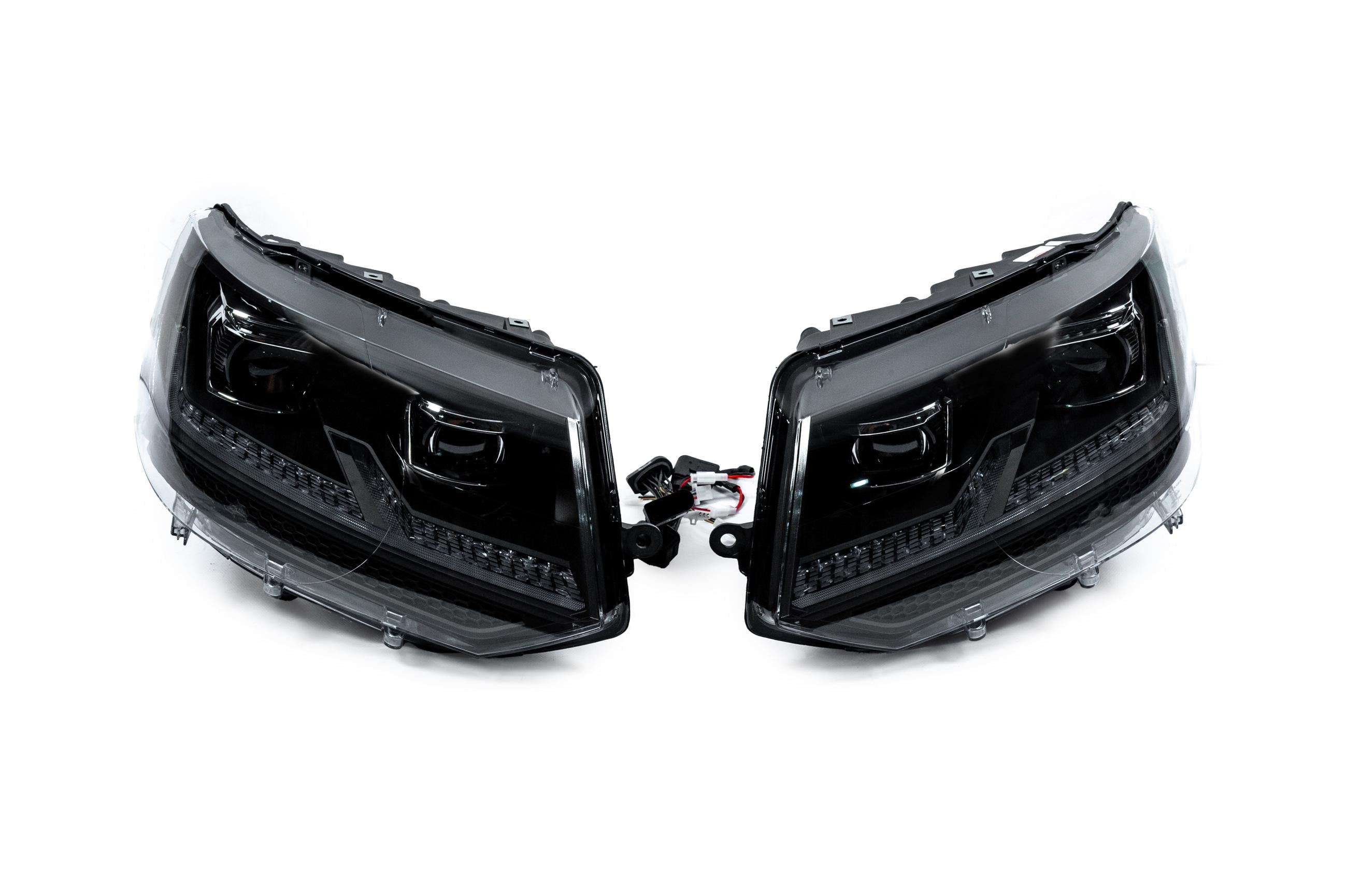 Передние фары GBT для Volkswagen T5 2010-2015 гг. поликарбонат 2 шт.
