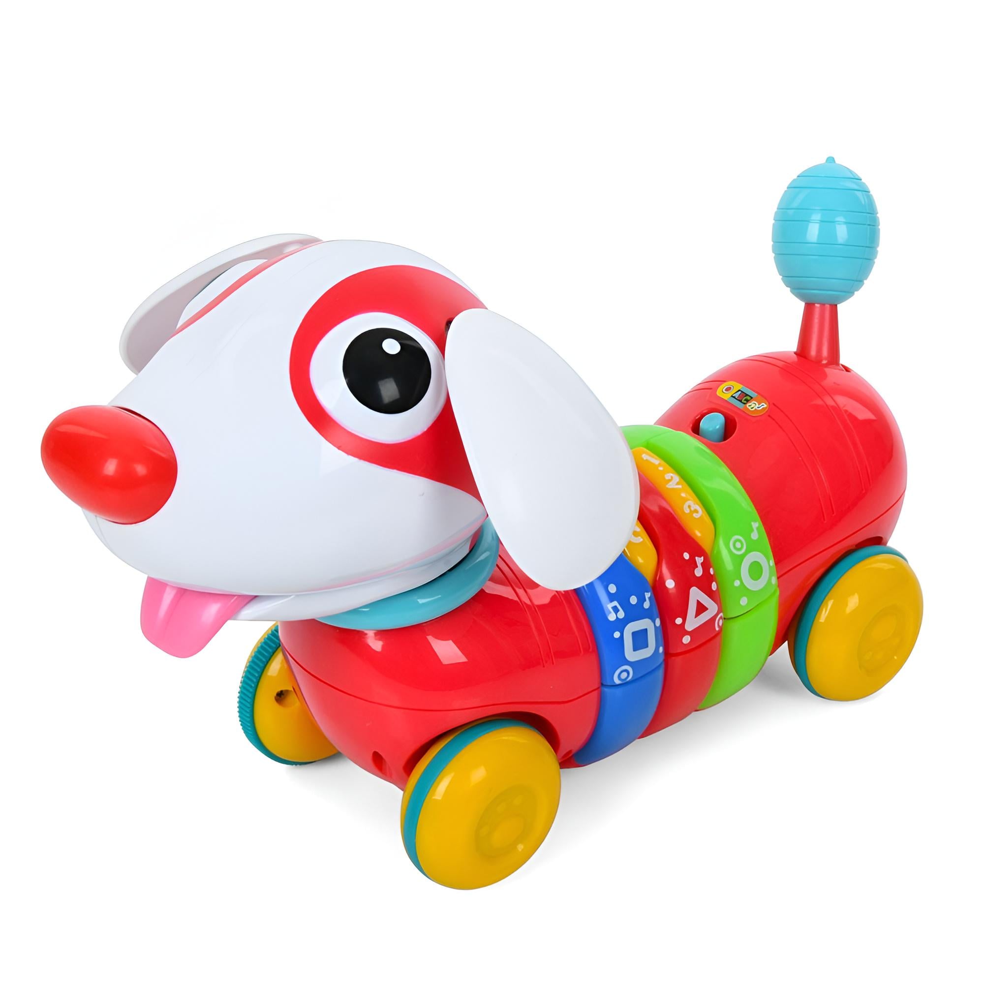 Игрушка Infunbebe собака 28 см пульт управления/звуковые и световые эффекты (LSC99)