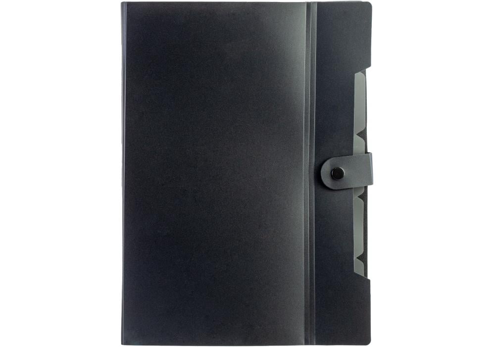 Папка Optima на кнопке A4 Черный (O35541)
