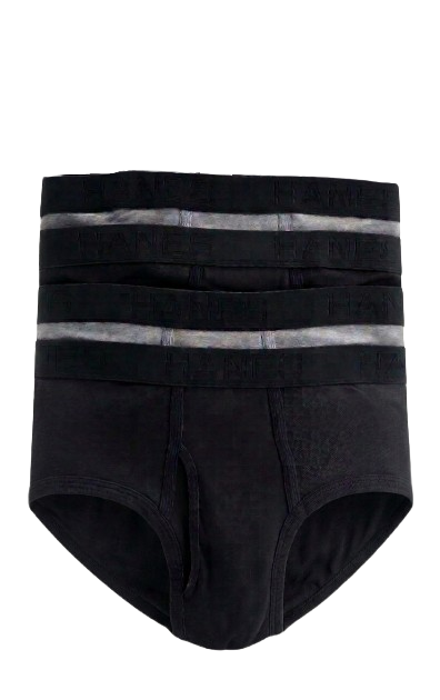 Набір трусів чоловічих Hanes Ultimate 4 шт. 2XL Чорний/Сірий (6556748)
