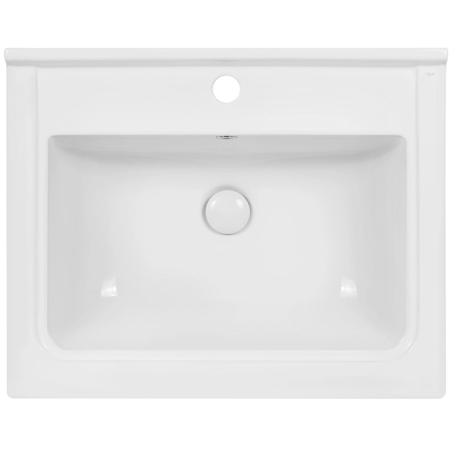 Умывальник врезной Q-tap Albatross Q QT01115060QW 610x485x232 мм Белый (131879)