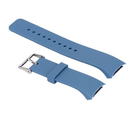 Силиконовый ремешок Primo для часов Самсунг Gear S2 Sports SM-R720/SM-R730 Sky Blue (765119420)
