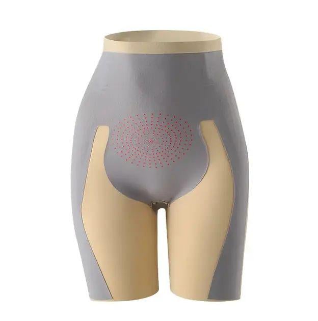 Шорты с высокой талией для коррекции фигуры M/L/XL из легкого бесшовного нейлона с функцией отвода влаги (opt-103636)