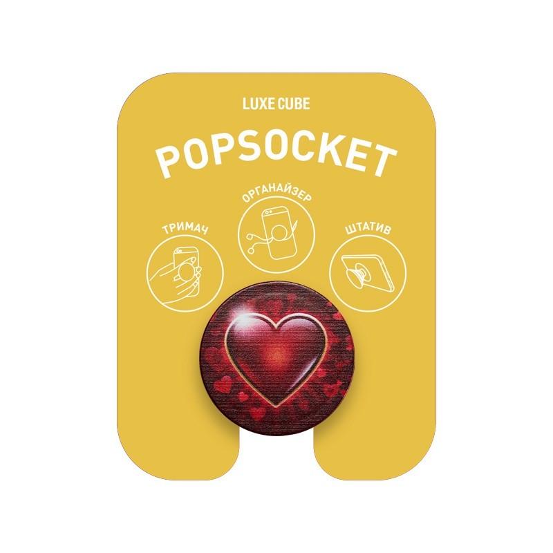 Держатель попсокет Luxe Cube Popsockets POP 005 Сердечко - фото 5