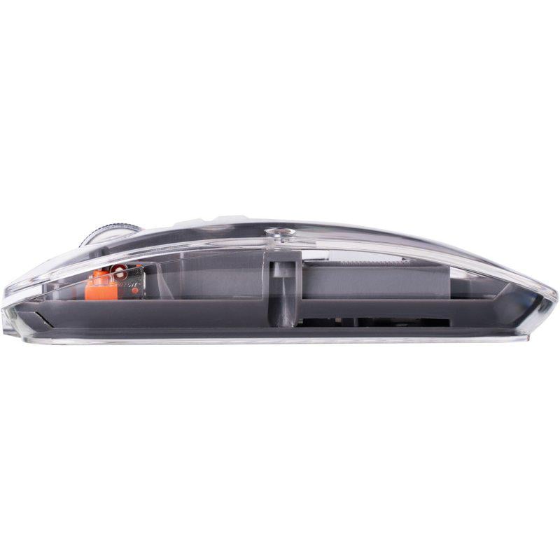Комп'ютерна мишка бездротова Gelius Aura GP-WM001 безшумна Transparent/Grey (99746) - фото 3