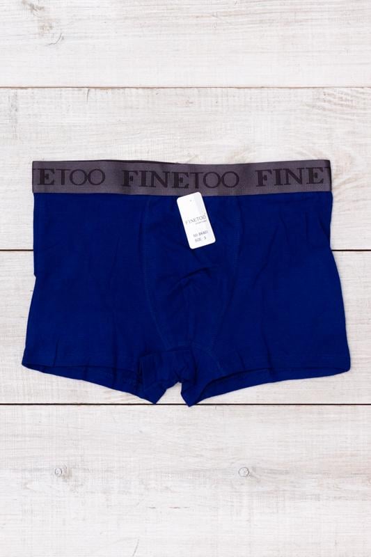 Труси-боксери чоловічі на широкій резинці Носи Своє L Синій (15998)