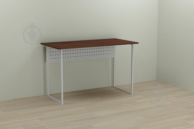 Компьютерный стол Ferrum-decor Майк 75x140x70 белый ДСП Венге 16мм