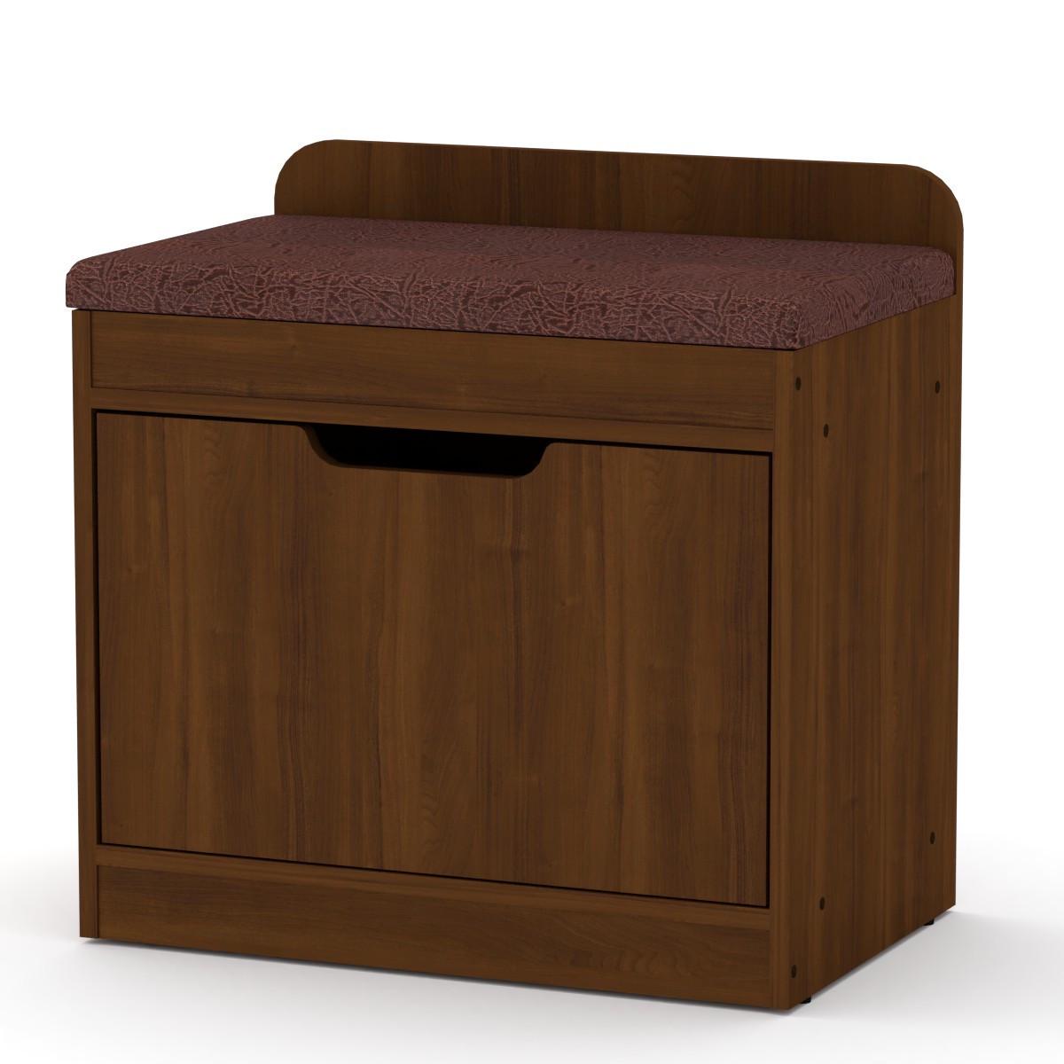 Тумба под обувь Компанит SC-8 с сиденьем 60х38х60 см Орех экко (28305047) - фото 1 Тумба под обувь Компанит SC-8 с сиденьем 60х38х60 см Орех экко (28305047) - фото 1
