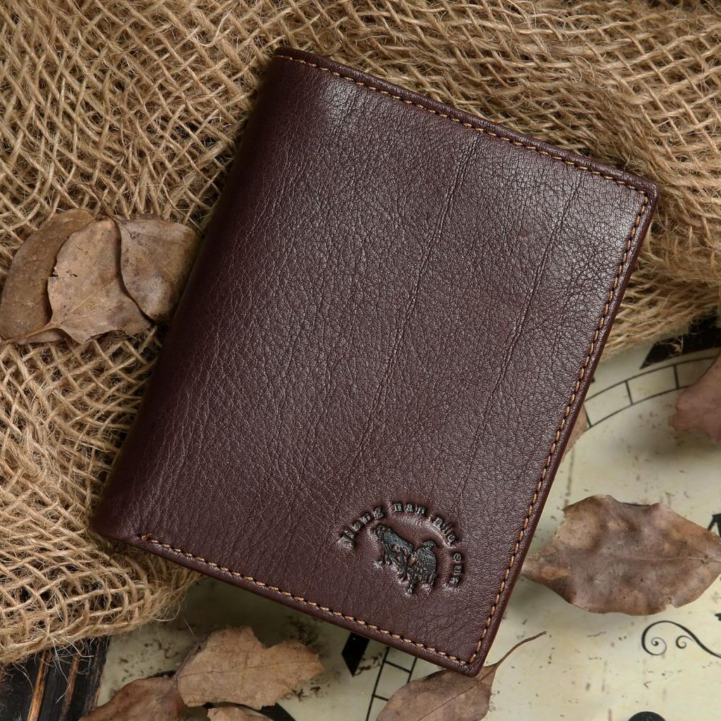 Кошелек мужской Vintage 14177 Коричневый