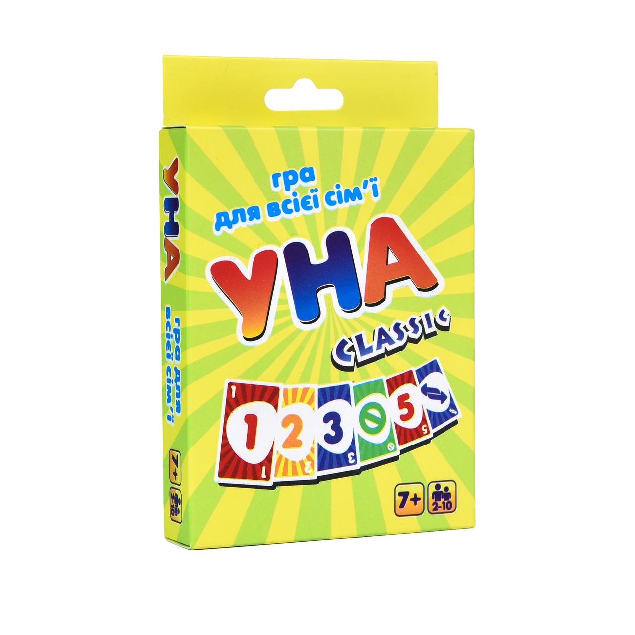 Настільна гра Strateg "УНА classic" карткова розважальна (7015)