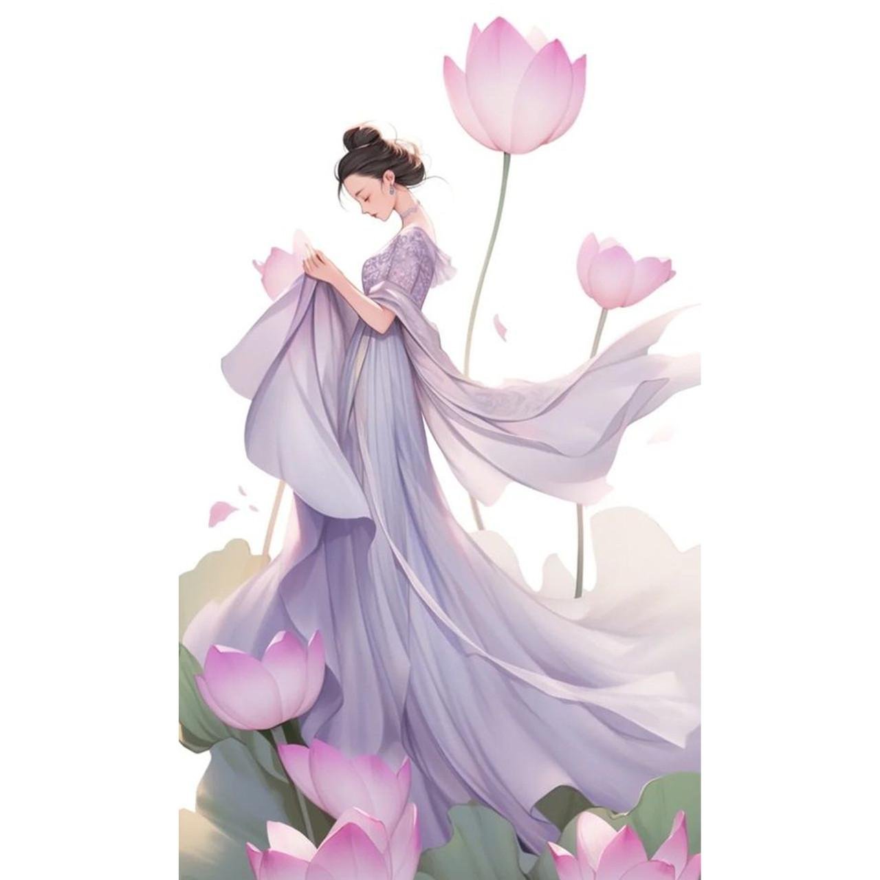 Алмазная мозаика Strateg Нежность весны 30х40 см (HEG87031)