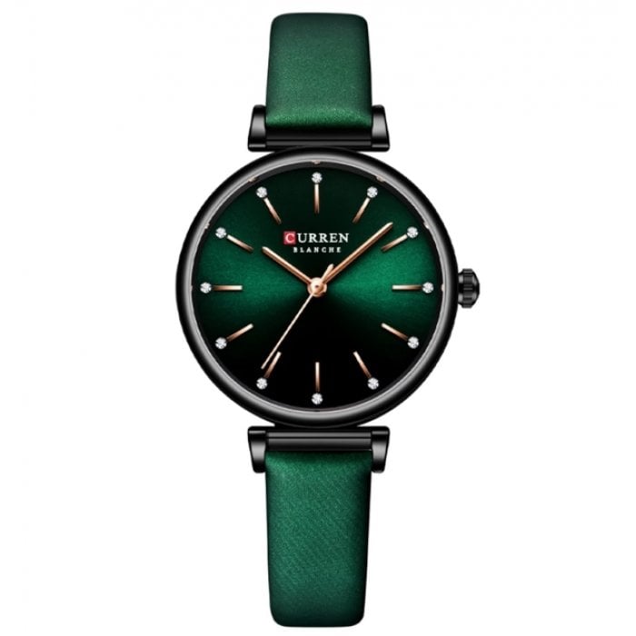 Годинник наручний жіночий Curren Grass Green (2404)