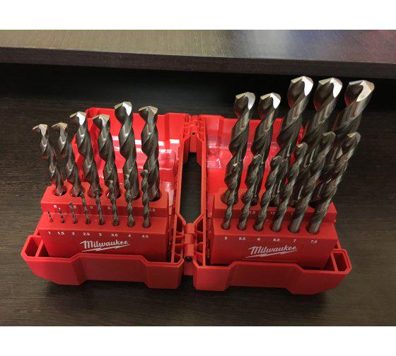 Набор сверл по металлу Milwaukee HSS-G THUNDERWEB 25 шт. (4932352376) - фото 4 Набор сверл по металлу Milwaukee HSS-G THUNDERWEB 25 шт. (4932352376) - фото 4