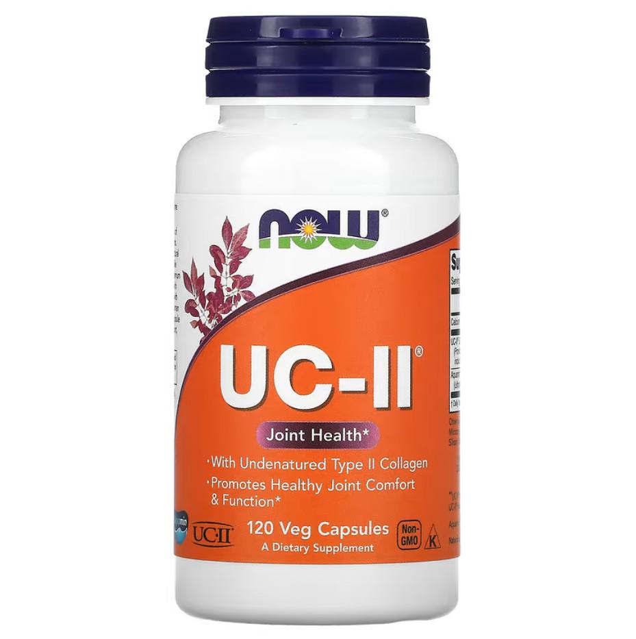 Натуральная добавка Now Foods UC-II 120 капсул