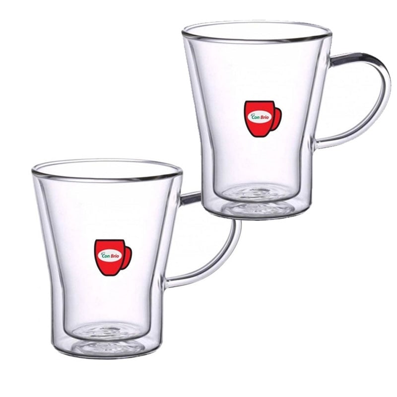 Чашки Con Brio CB-8535-2 стеклянные с двойным дном 2 шт. 350 мл (tf5106) Чашки Con Brio CB-8535-2 стеклянные с двойным дном 2 шт. 350 мл (tf5106)