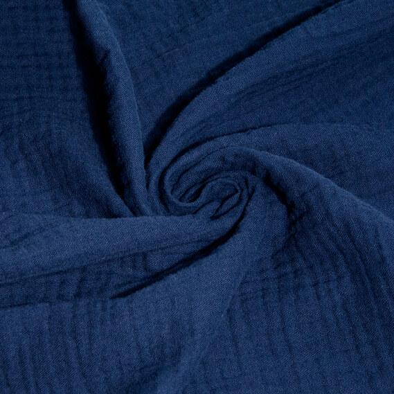 Ткань плательная IDEIA V-20 Муслин крэш 1,35 м Темно-синий (2200004207247)