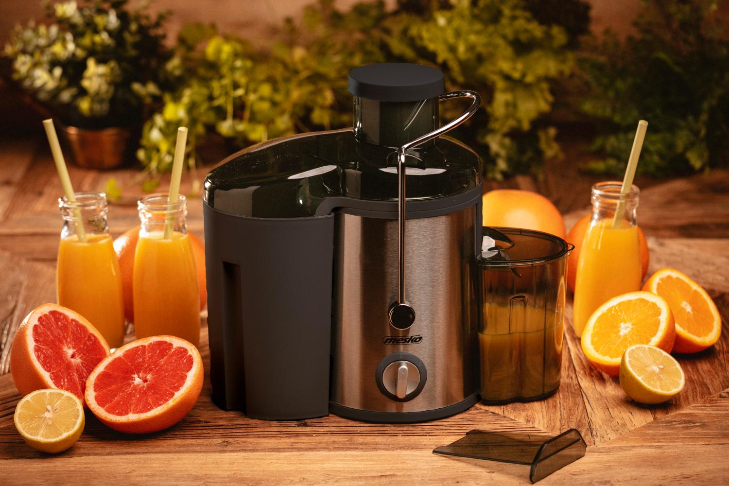 Соковыжималка Mesko MS 4126 600W контейнер для сока 450 мл с контейнером для мякоти 1500 мл Black (MS4126B) - фото 7